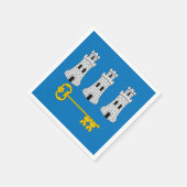 Vlag van Havana, Cuba Napkins Servet (Hoek)