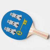 Vlag van Havana, Cuba Ping-Pong Paddle Tafeltennisbatje (Zijkant)
