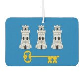 Vlag van Havana, Cuba Zwadle Blanket Luchtverfrisser (Voorkant)