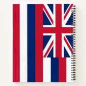 Vlag van Hawaï (staat van de VS) Notitieboek (Achterkant)