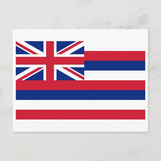 Vlag van Hawaï Vlag van Hawaï Briefkaart (Voorkant)