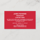 Vlag van Hawaï Vlag van Hawaï Visitekaartje (Achterkant)