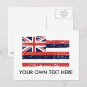  VLAG VAN HAWAII BRIEFKAART