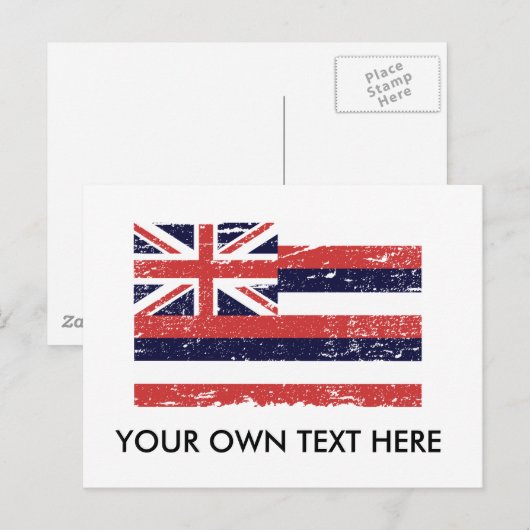  VLAG VAN HAWAII BRIEFKAART