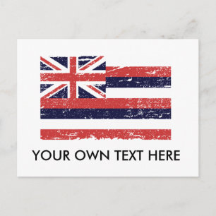  VLAG VAN HAWAII BRIEFKAART