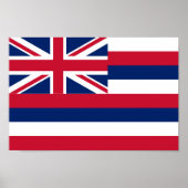 vlag van Hawaii Poster (Voorkant)
