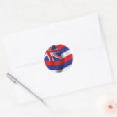Vlag van Hawaii Ronde Sticker (Envelop)