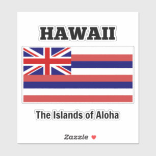 Vlag van Hawaii Sticker