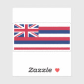 Vlag van Hawaii Sticker (Vel)