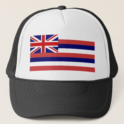 Vlag van Hawaii Trucker Pet (Voorkant)