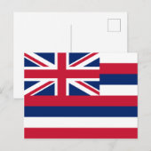 Vlag van Hawaii (VS-staat) Briefkaart (Voorkant / Achterkant)
