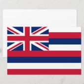 Vlag van Hawaii (VS-staat) Briefpapier (Voorkant / Achterkant)