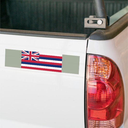 Vlag van Hawaii (VS-staat) Bumpersticker (Op Truck)