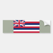 Vlag van Hawaii (VS-staat) Bumpersticker (Voorkant)