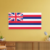 Vlag van Hawaii (VS-staat) Canvas Afdruk (Insitu (Woonkamer))