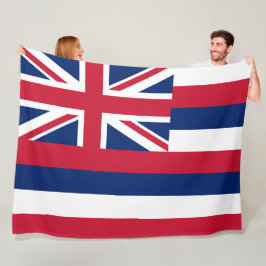 Vlag van Hawaii (VS-staat) Fleece Deken