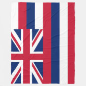 Vlag van Hawaii (VS-staat) Fleece Deken (Voorkant)