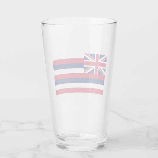 Vlag van Hawaii (VS-staat) Glas (Achterkant)