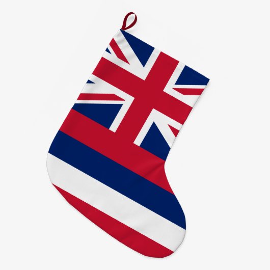 Vlag van Hawaii (VS-staat) Grote Kerstsok (Voorkant (Hangend))