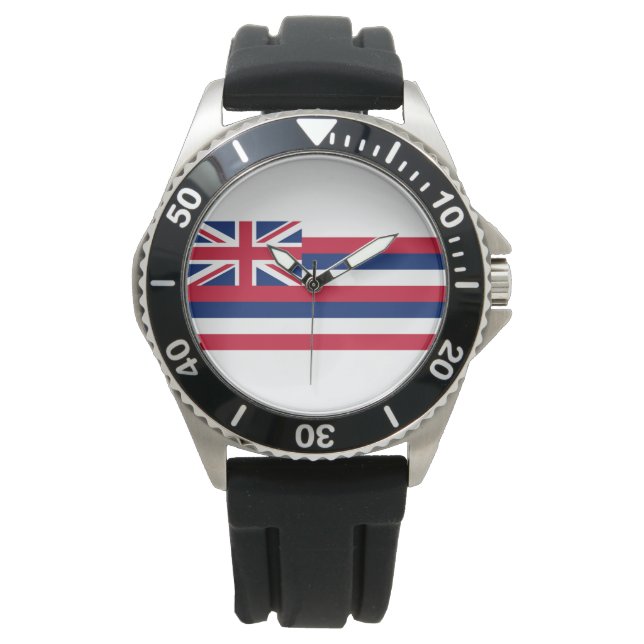 Vlag van Hawaii (VS-staat) Horloge (Voorkant)