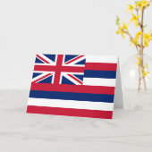 Vlag van Hawaii (VS-staat) Kaart (Gele Bloem)
