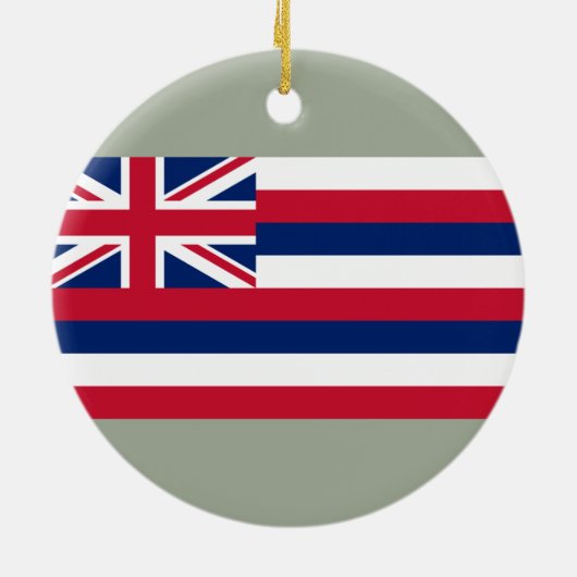 Vlag van Hawaii (VS-staat) Keramisch Ornament (Achterkant)