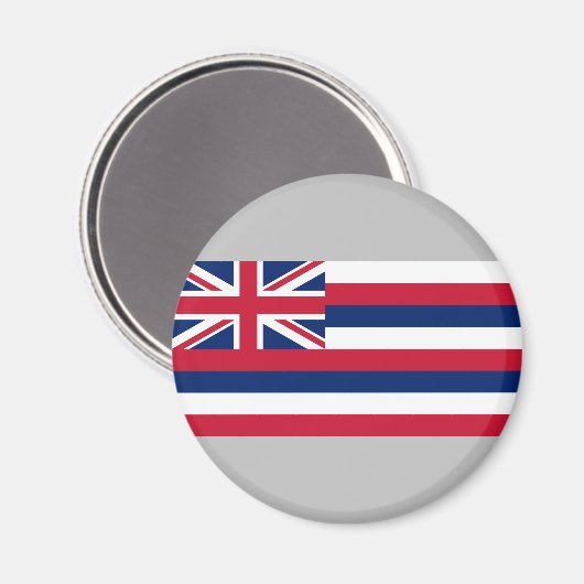 Vlag van Hawaii (VS-staat) Magneet (Voorkant / Achterkant)