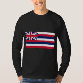 Vlag van Hawaii (VS-staat) T-shirt (Voorkant)