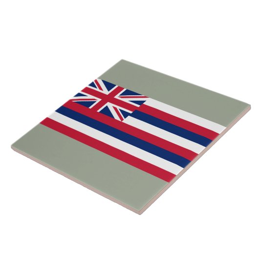 Vlag van Hawaii (VS-staat) Tegeltje (Zijkant)