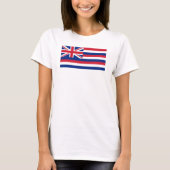 Vlag van Hawaii Women's Basic T-Shirt (Voorkant)
