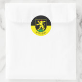 Vlag van Heidelberg - DUITSLAND Ronde Sticker (Tas)