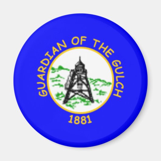 Vlag van Helena, Montana Magneet (Voorkant)