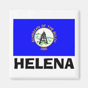 Vlag van Helena, Montana Magneet