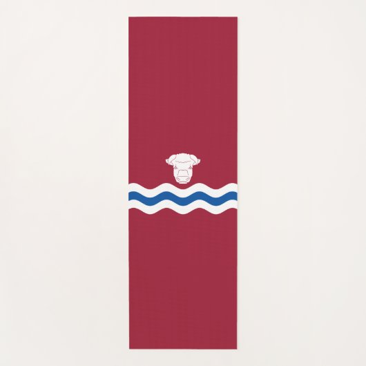 Vlag van Herefordshire (Engelse graafschap) Yogamat (Voorkant)