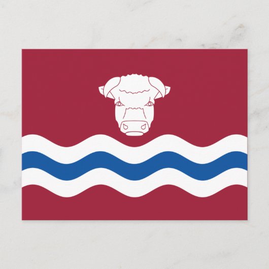 Vlag van Herefordshire (Verenigd Koninkrijk) Briefkaart (Voorkant)