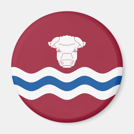 Vlag van Herefordshire (Verenigd Koninkrijk) Magneet (Voorkant)