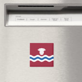 Vlag van Herefordshire (Verenigd Koninkrijk) Magneet (Insitu (Vaatwasser))