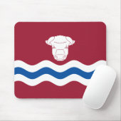 Vlag van Herefordshire (Verenigd Koninkrijk) Muismat (Met muis)