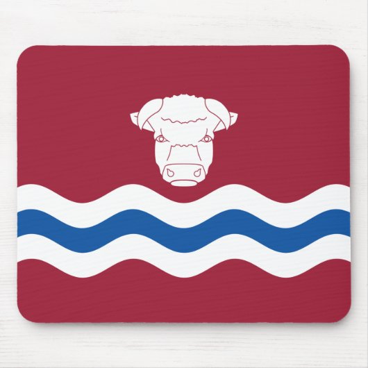 Vlag van Herefordshire (Verenigd Koninkrijk) Muismat (Voorkant)