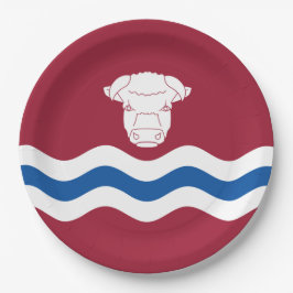 Vlag van Herefordshire (Verenigd Koninkrijk) Papieren Bordje