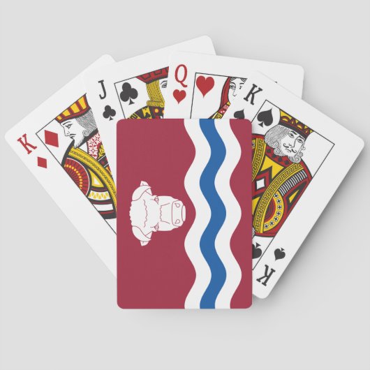 Vlag van Herefordshire (Verenigd Koninkrijk) Pokerkaarten (Achterkant)