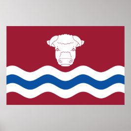 Vlag van Herefordshire (Verenigd Koninkrijk) Poster