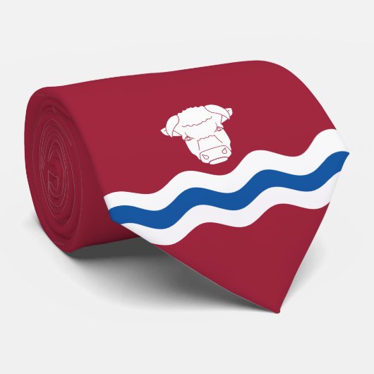 Vlag van Herefordshire (Verenigd Koninkrijk) Stropdas (Opgerold)