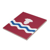 Vlag van Herefordshire (Verenigd Koninkrijk) Tegeltje (Zijkant)