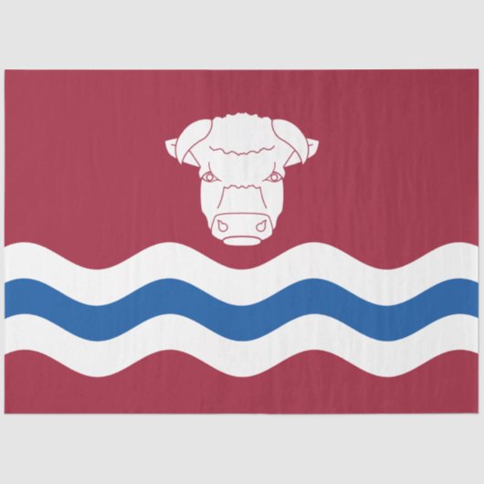 Vlag van Herefordshire (Verenigd Koninkrijk) Tissuepapier (Voorkant)