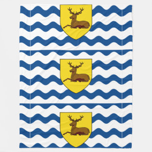 Vlag van Hertfordshire Fleece Blanket
