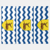 Vlag van Hertfordshire Fleece Blanket Deken (Voorkant (Horizontaal))
