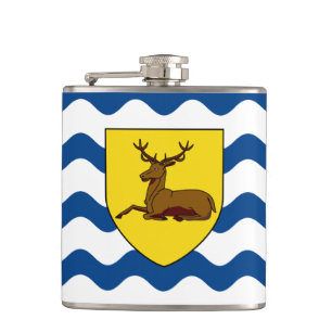 Vlag van Hertfordshire Hip Flask Heupfles