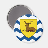 Vlag van Hertfordshire Magneet (Voorkant / Achterkant)