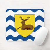 Vlag van Hertfordshire Muismat (Met muis)